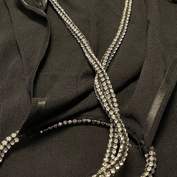 Forever 21 Sexy little black dress sparkly accents - Picture 6 of 11